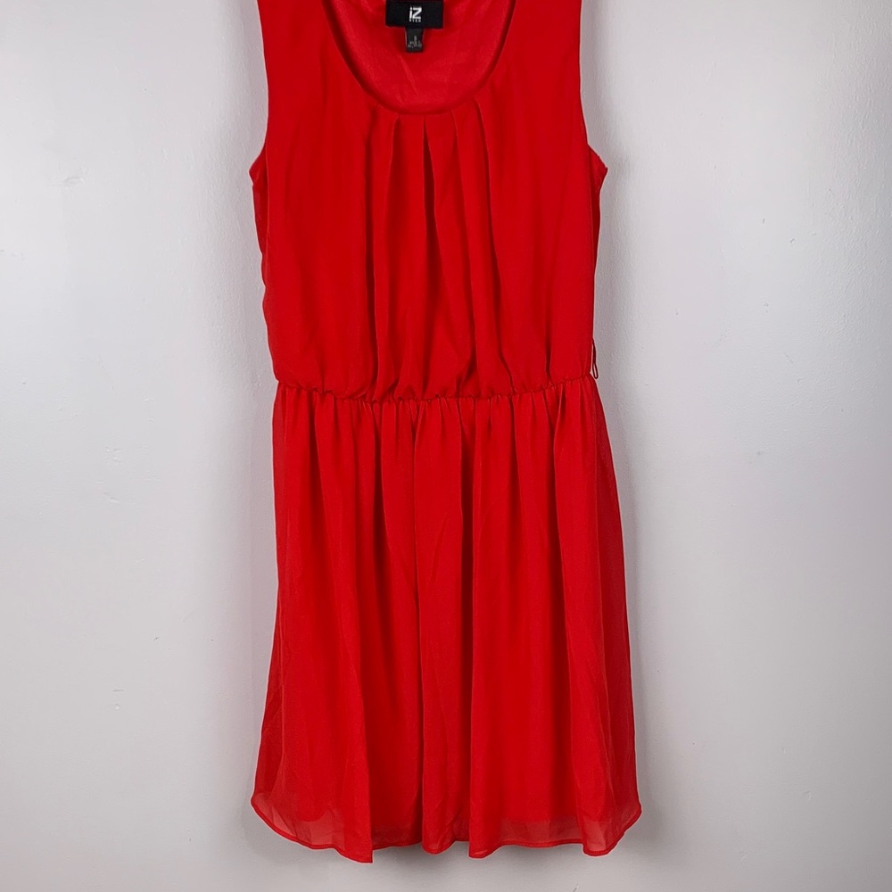 Iz Byer Bold Red dress small
